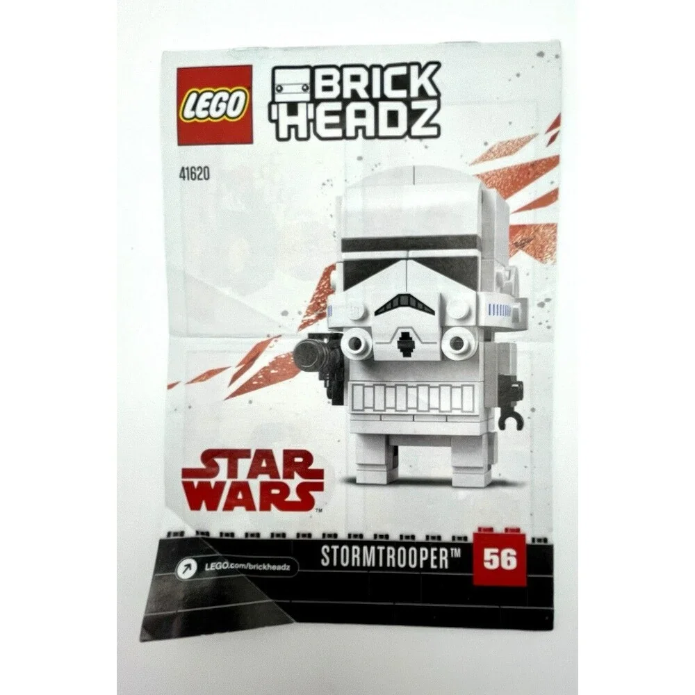 LEGO Manual Only BrickHeadz 41620 Star Wars Stormtrooper 56 Paper Booklet